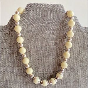 Vintage Alexis Kirk Cream Colored Necklace